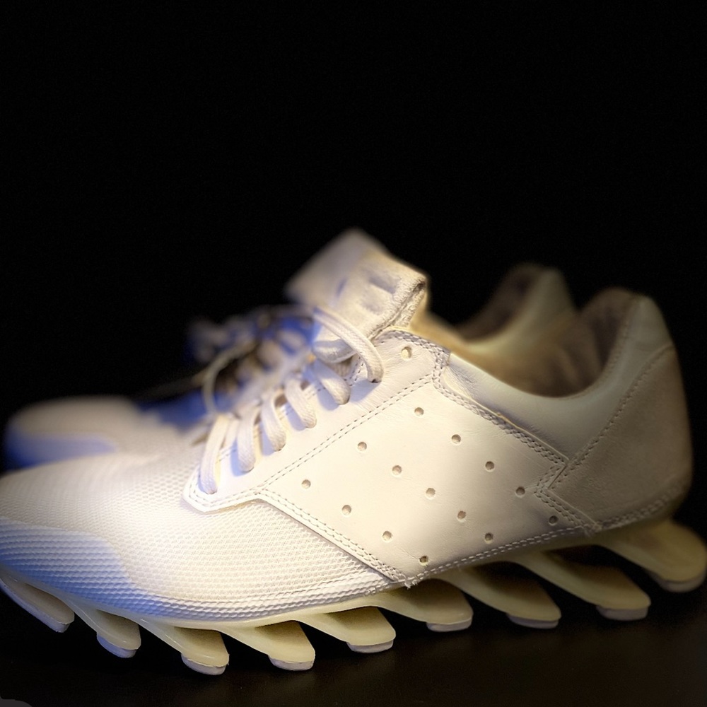 Rick Owens x Adidas in the "Triple White" *Made in Italy*